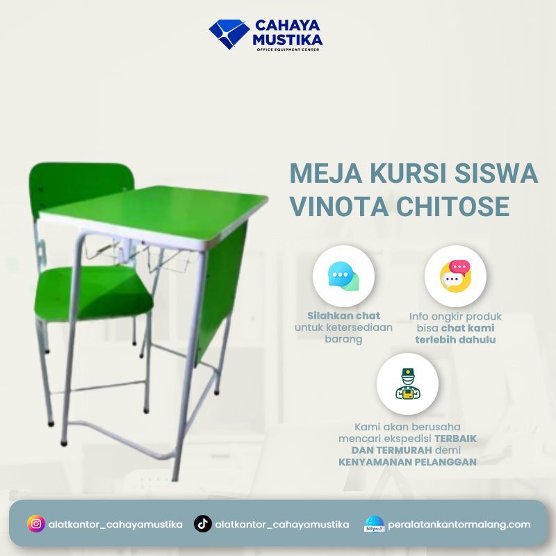 Meja dan Kursi Sekolah Vinota Chitose