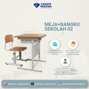Meja Siswa + Kursi 02
