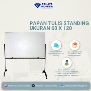 Papan Tulis Whiteboard Standing Ukuran 60 x 120