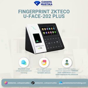 FIngerprint Mesin Absensi ZKteco U-FACE-202 Plus