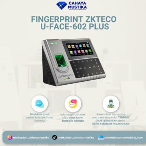 Fingerprint Mesin Absensi ZKteco U-Face-602 Plus